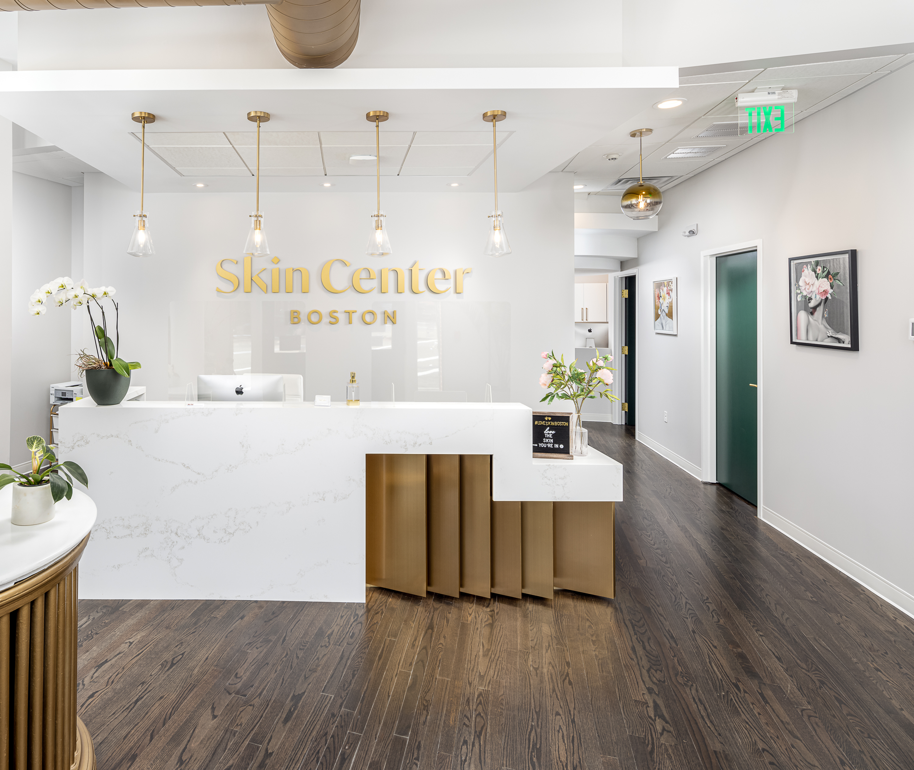 Skin Center Boston Reception Desk